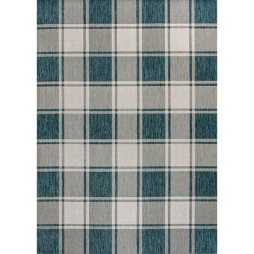 Sabine Traditional Farmhouse Bold Gingham Area Rug